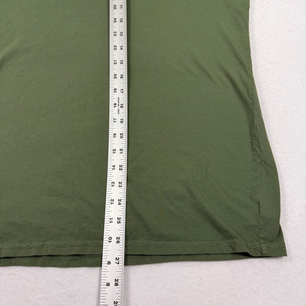 Telluride T Shirt Mens L Olive Green Garment Dyed Tee Made in USA Colorado - Picture 7 of 7